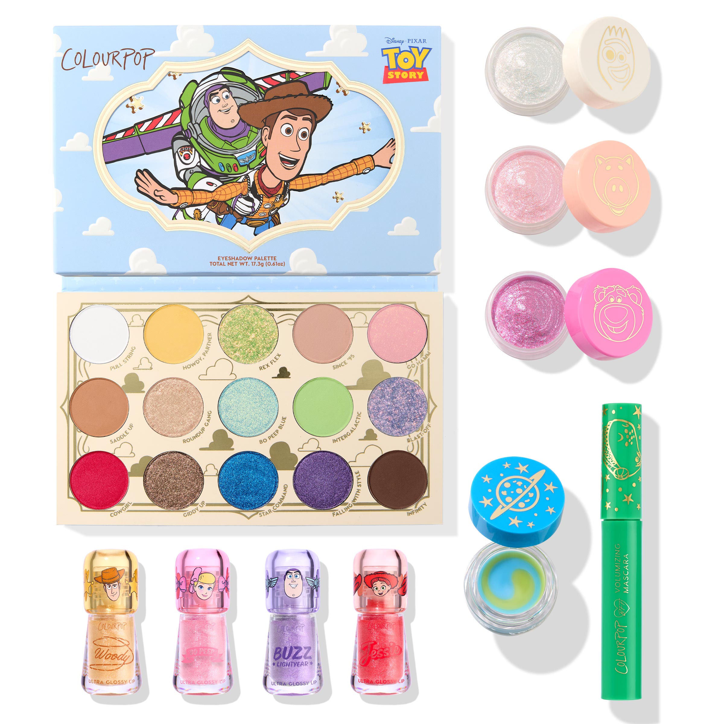 Toy Story and ColourPop Collection